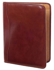 Hand-Stained Italian Leather Padfolios