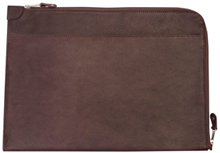 brown underarm document briefcase