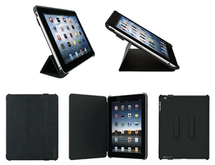 black convertible magazine jacket for iPad2
