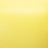 yellow pebble textured leather swatch