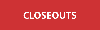 red and white "closeouts" button