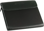 black ballistic nylon tri-fold organizer