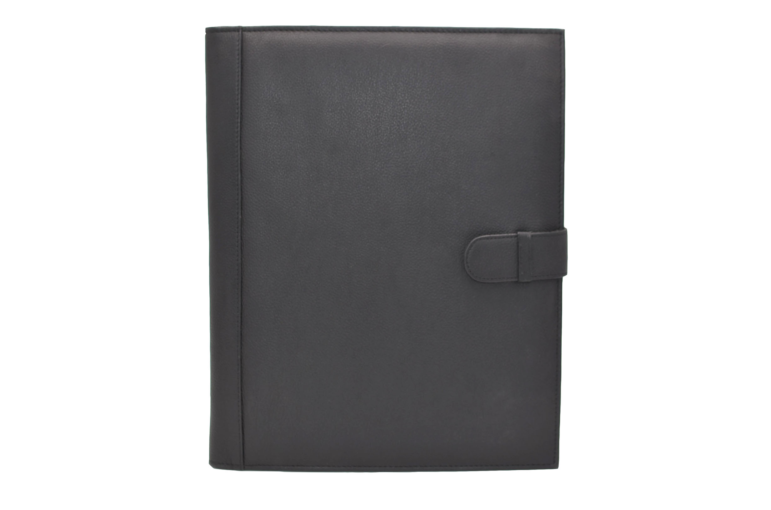 Red Business Women Leather Portfolio Document Holder Padfolio