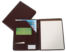 burgundy executive writing padfolios