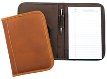 leather junior pad folders