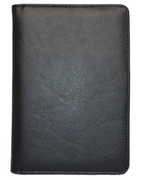 black faux leather Classic junior padholder