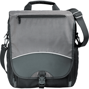 vertical computer messenger bag with shoulder strap